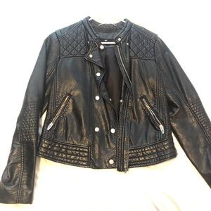 SOLD Faux Leather Jacket